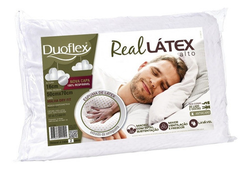 Almohada Real Latex 50x70x16 Ls 1100 0