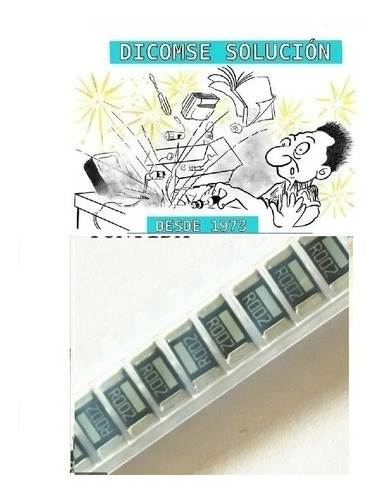 Resistencia Smd 2512 2w 0.002r R002 2miliohm 1% 5 Unidades 0