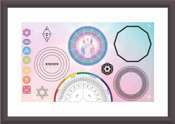Mesa Radionica Reiki Placa Ps 2mm 50x30 0
