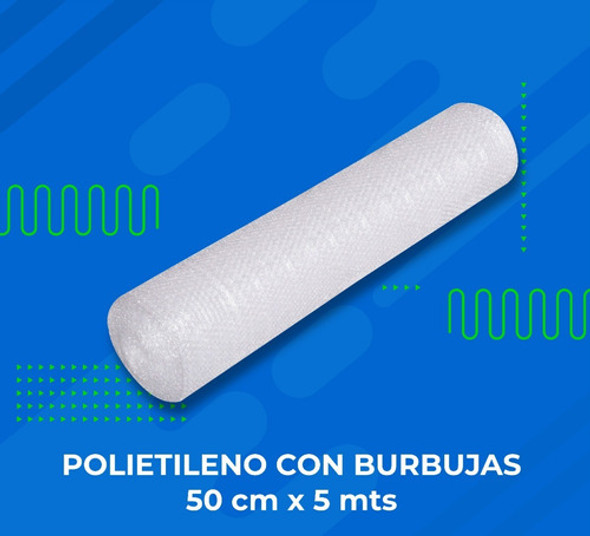 Polietileno Burbujas Plástico Rollo  50cm X 5mts - Fábrica 1