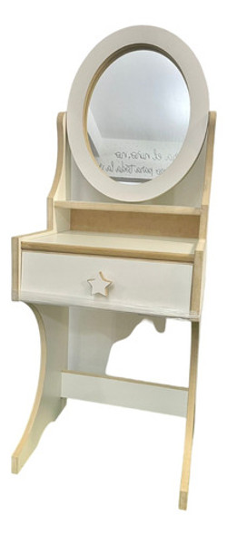 Tocador Infantil Madera Maquillaje Niñas + Silla Banquito 0