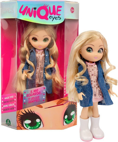 Muñeca Unique Eyes - Amy - Ojos Magicos, De 25cm 0
