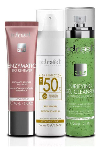Kit Rutina Skincare Pieles Grasas Idraet 0 Kit Rutina Skincare Pieles Grasas Idraet 0