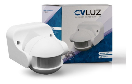 Sensores Movimiento Sensor De Pared 180° Detector Infrarrojo 0