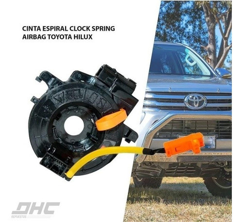 Cable Espiral Cinta Airgbag Toyota Hilux 2013 843060k051 1