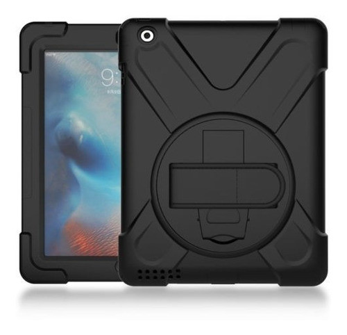 9,7 '' Smart Con 360° Soporte Silicona Pc Funda Para iPad 2 1