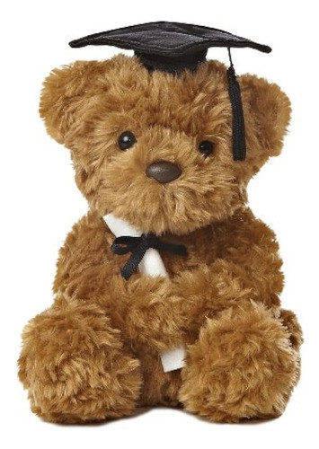 Aurora World Plush Graduation Bear Black Cap 85 0
