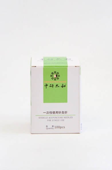Agujas Acupuntura Zhongyan 0,25 X 30mm. Caja 100 Unidades 1