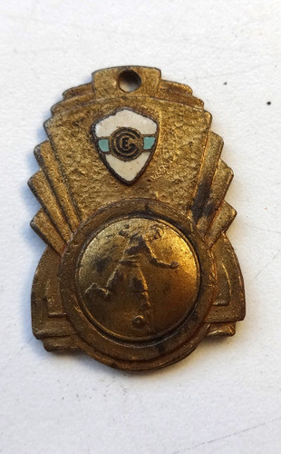 Antiguo Futbol Gimnasia Y Esgrima Cge 1961 Medalla Esmaltado 0