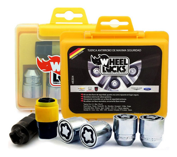 Tuerca Antirrobo Giratoria Chevrolet Montana Rhino Wheel 0