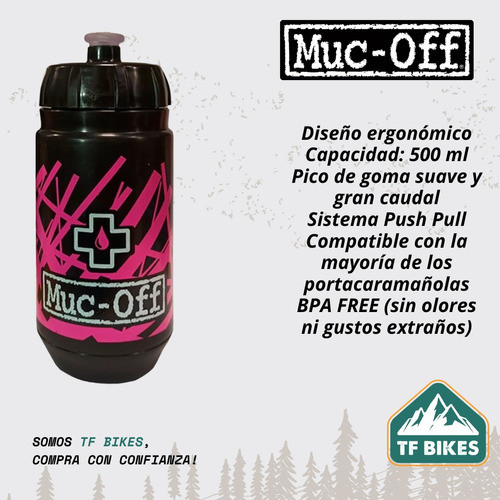 Caramañola Botella Hidratante Mti Muc Off 500 Mtb Ciclismo 1