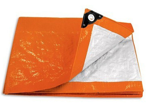 Lona Naranja Pretul 2x3 Mts Con Ojales Y Protección Uv G P 0