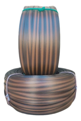 Junco Síntético Rattan Fita 15mm Rolo 300m Argila 0