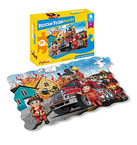 Juego De Mesa Rompe Cabezas Puzzle En Caja Rescue Team 0
