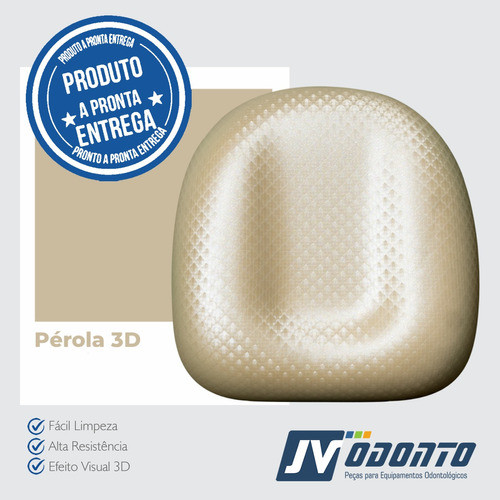 Tecido Facto 3d Para Cadeira Odontológica Cor Pérola 1