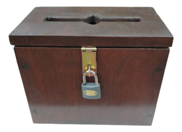 Cofre De Madera Con Candado 0