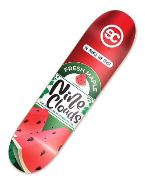 Shape Maple Nineclouds 8.5 Melancia - Skateboard 1 Shape Maple Nineclouds 8.5 Melancia - Skateboard 1
