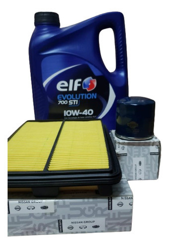 Kit Mantenimiento Nissan Qashqai J11 Filtros Aceite Elf 0