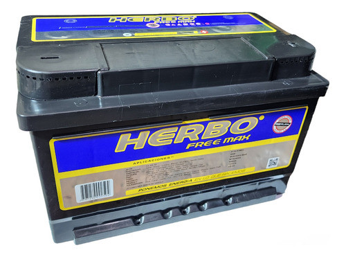 Batería De Auto Herbo 12x80 Sellada Libre Mantenimiento / 0