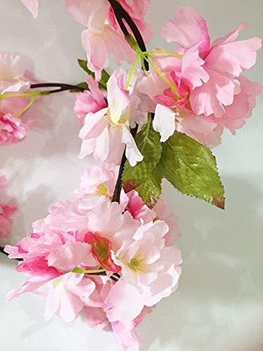 Artfen Flor De Cerezo Artificial Vid Plantas Colgantes Faux 1
