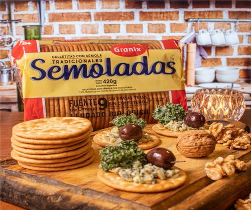 Pack X 3 Galletitas Semoladas Granix  X 420grs 1