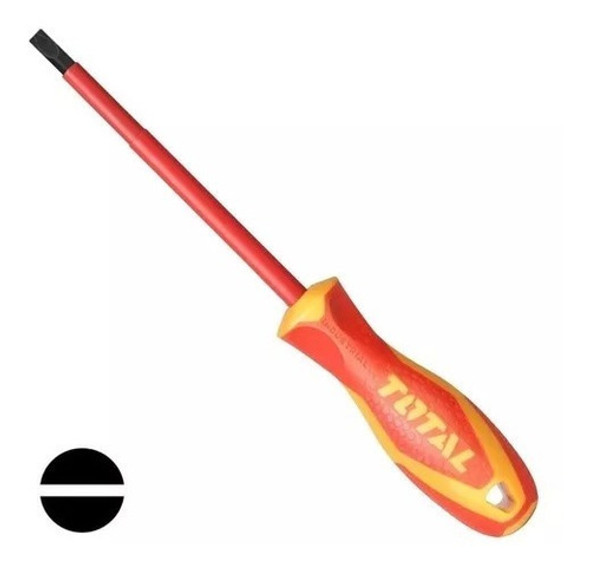 Destornillador Total Aislados Alta Tensión 1000v Plano 5.5mm 1 Destornillador Total Aislados Alta Tensión 1000v Plano 5.5mm 1