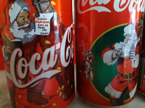 Coca Cola 3 Latas Papa Noel,97,99,09,precio Por Las 3 1
