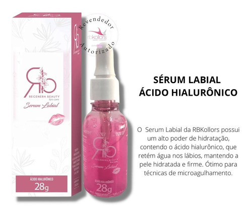 Sérum Labial - Ácido Hialurônico 28g Rbkollors Lips Care 1