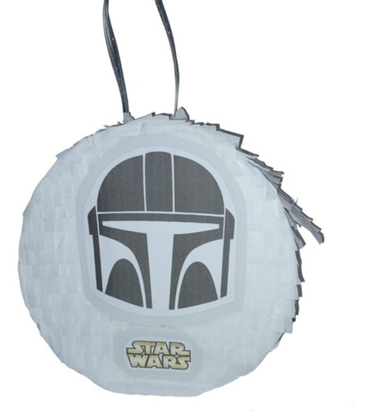 Piñata Esférica Personajes Mandalorian Diametro 35 Cm 0
