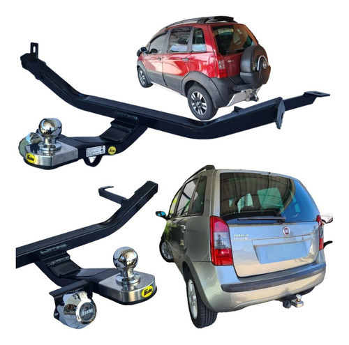 Engate Reboque Fixo Fiat Idea Adventure 2006 Até 2016 -700kg 0