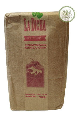 Yerba Mate La Dicha Tradicional 1kg 0