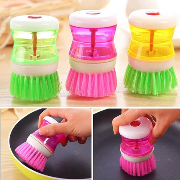 Cepillo Lava Platos Dispenser Jabón Detergente Para Cocina 1
