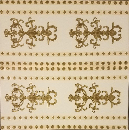 Revestimiento Pared Autoadhesivo Beige Y Dorado Modelo S-45 0