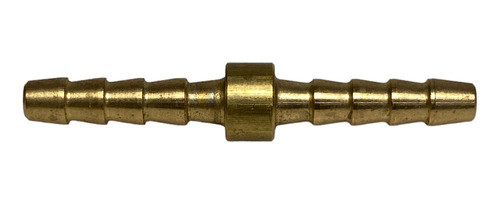 Emenda De Latão Mangueira 3/16 5mm Espiga União Ar Agua 1
