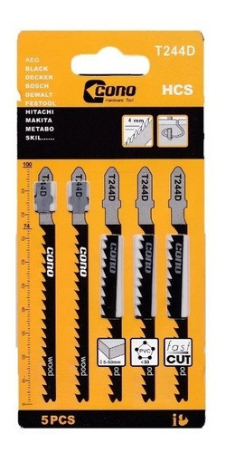 5 Hojas Hss 1.2 Mm Para Caladora Corte De Metal 0