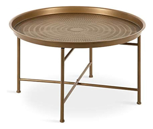 Kate And Laurel Mahdavi Boho-chic Mesa De Centro Con Bandeja 0