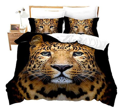 Erosebridal Juego De Cama De Leopardo 3d Twin Cool Cheetah P 0