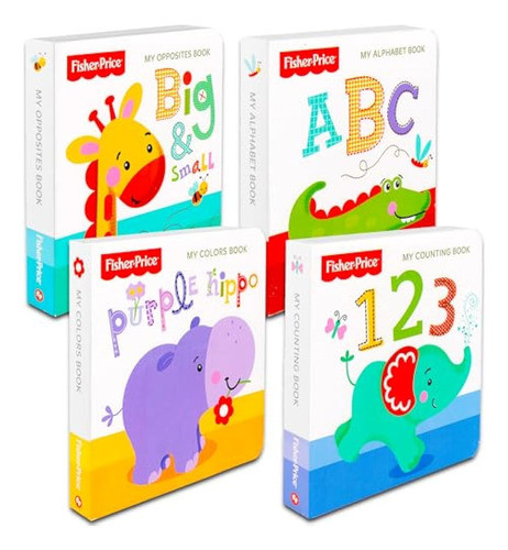 Mis Primeros Libros De Fisher Price, Juego De 4 0