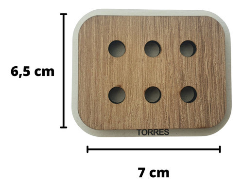 Encapsuladora Manual Mdf 6furos Para Óleos Essenciais Nº 000 1
