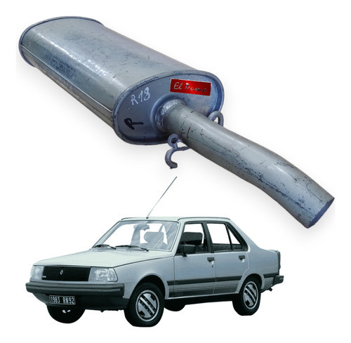 Silenciador Trasero Renault 18 - 1400 (84/88) Economico Puma 0