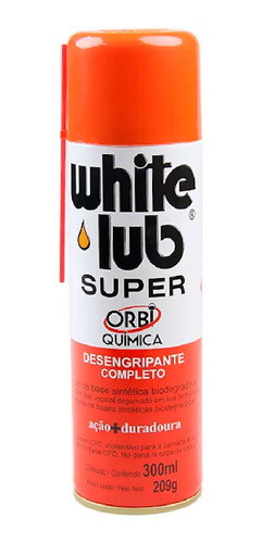 Desengripante Spray Anti Ferrugem White Lub Super 300 Ml 0
