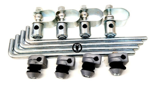 4 Soportes De Parabrisa Motos Honda Suzuki Kawasaki Yamaha 0