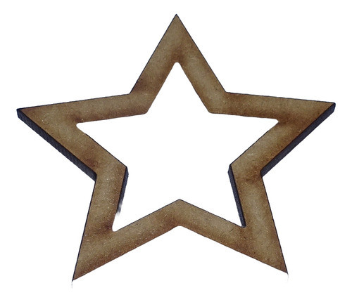10 Estrellas Fibrofacil Caladas 20 Cm 0