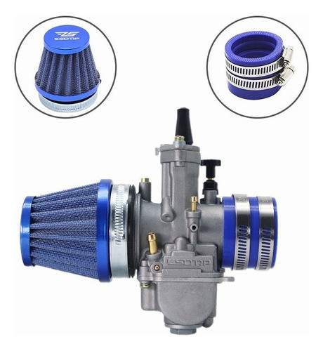 Carburador Pwk De Motocicleta 30 Mm Com Adaptador De Filtro 1