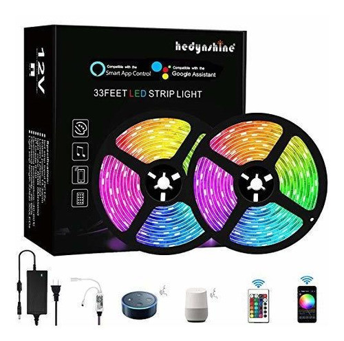 Tira De Luz Led Flexible Rgb 300led 5050 Inalámbrico Wifi Te 0