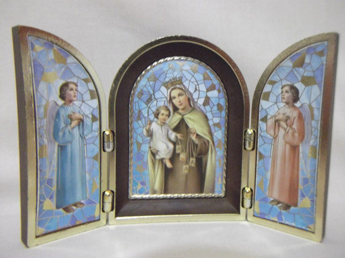 B. Antigo - Capelinha Sacra Com Imagem  De N. Sra. Do Carmo 1
