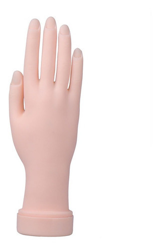 Mão Postiça Para Manicure Silicone Unhas De Gel Treino Dedo 0