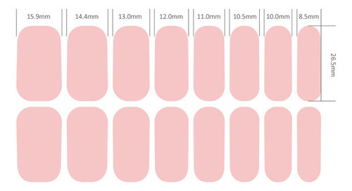 Envoltórios De Unhas De Gel Semi-curados, 16 Peças, A 1