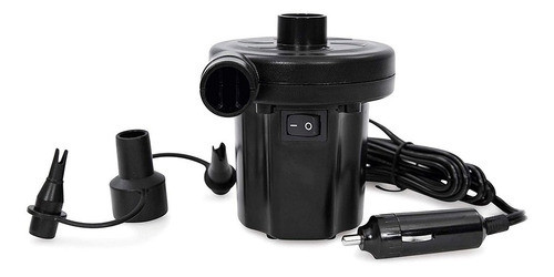 Inflador Eléctrico Doble Acción Stermay 12v Con Adaptadores 1