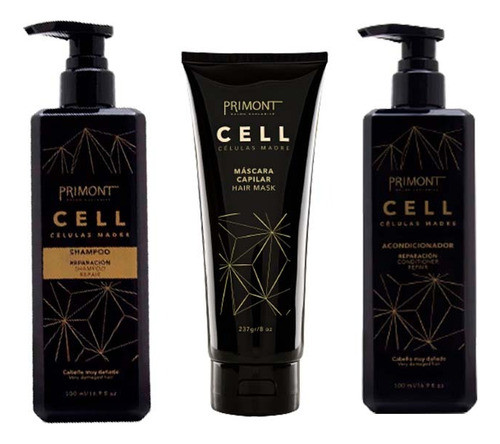 Kit Celulas Madre Sh + Acond + Trat Celulas Madre Primont 0